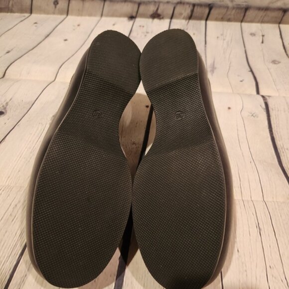 FREE PEOPLE Winston leather platform penny loafers black open back size 8 - Picture 6 of 8